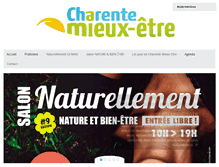 Tablet Screenshot of charentemieuxetre.fr